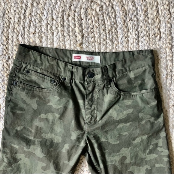 LEVI’S 511 Camo pants  Size W29 L29 Straight Leg Slim Fit  18R - Picture 5 of 9